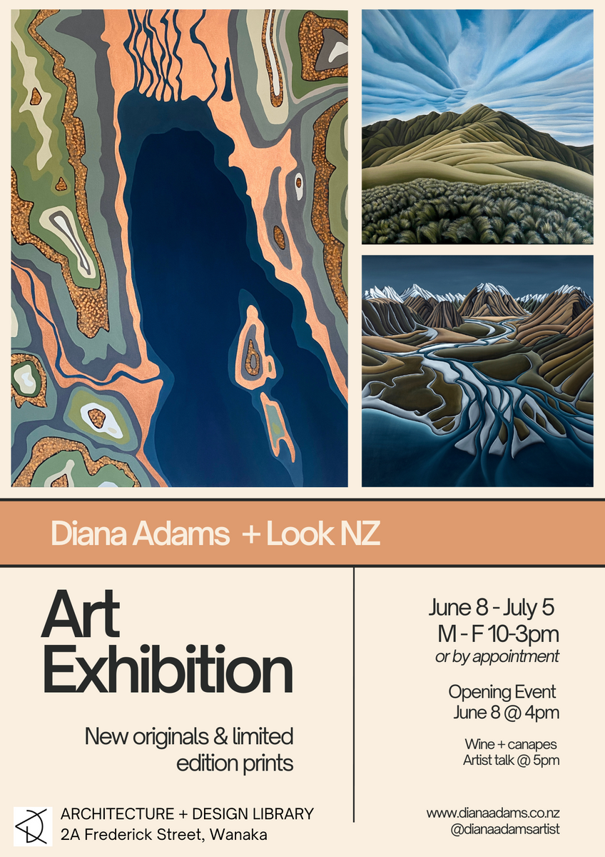 New paintings inspired by maps – Diana Adams Art