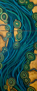Rivulets diptych 2021 (SOLD)